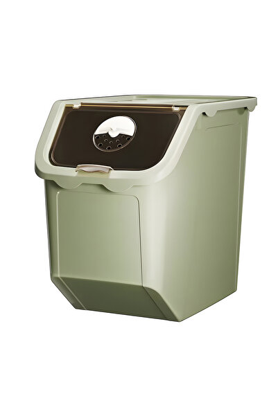 Cady One 10kg Grain Storage Container with Foldable Lid and Easy Carry Handles Leak Proof
