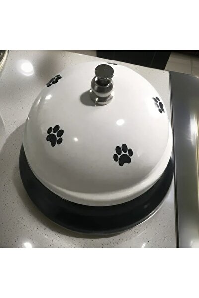 Flippy Πολυλειτουργικό κουδούνι, Flippy, μαύρο τύπωμα με πατούσα, 7,5x7,5x6,5 εκ., Εκπαίδευση, Υποδοχή, Εστιατόρια