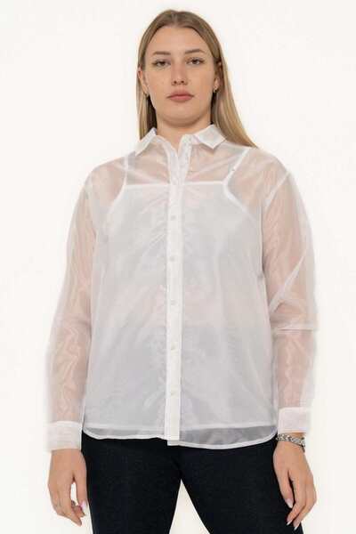 Yola Solid Buttoned Long-Sleeve Top