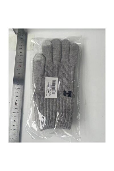 Flippy Men's Gloves, Flippy, Model H, Touchscreen Function, Knitted Acrylic Material, Light Gray