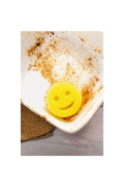 TTT Smiley Face Dish Sponge Set of 2