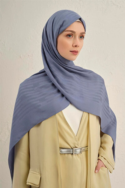 Armine Lyocell Viscon Stripes Patterned Shawl 2 26