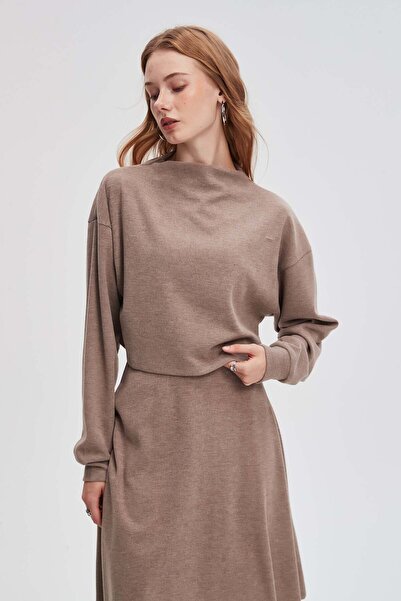 menta Ribbed Long-Sleeve Top