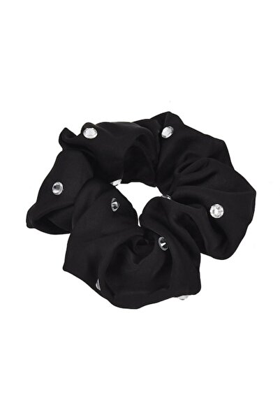 MYONNA IT & E- COMMERCE Elastic de păr pentru femei cu strasuri - Negru