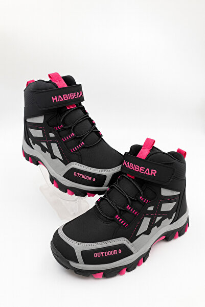 Bitmedeniste Çocuk Outdoor Kışlık Su Geçirmez Bot - Kaymaz Taban, Renk Seçenekli