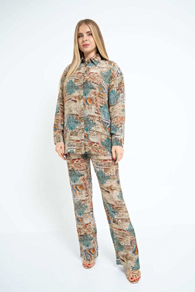 Yola Printed Long-Sleeve Top