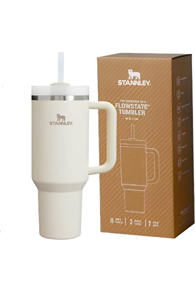 Generic كوب Quencher H2.0 FlowState سعة 1.18 لتر و40 أونصة - أبيض