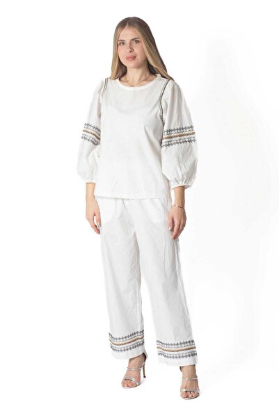 Yola Solid Long-Sleeve Top with Flared Sleeves