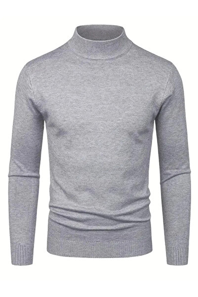 Wkm Denim Half Fisherman Men's Knitwear Sweater