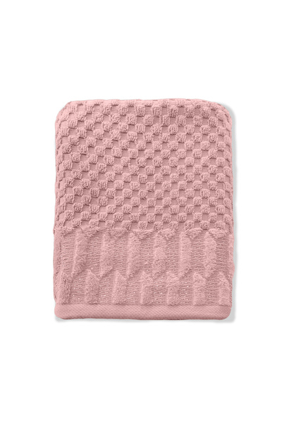 Altınbaşak Vera 100% Cotton 2-Piece Hand Towel Set 50 X 90 Dusty Rose