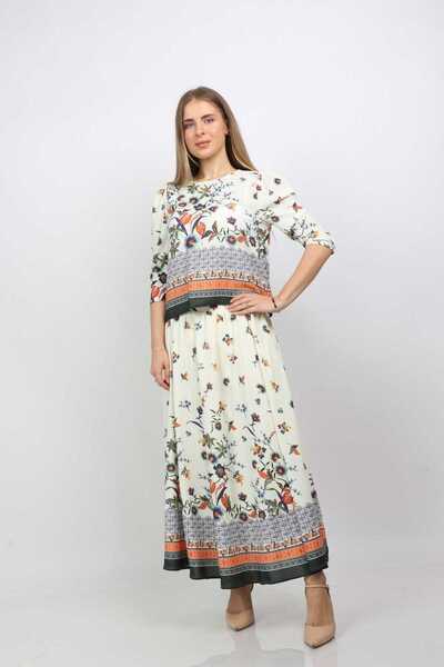 Nichii Floral Crew-Neck Top