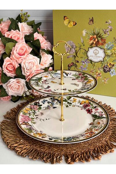ROSSEV Muse Garden Tiered Cake Cookie Stand