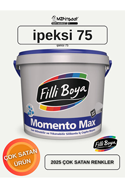 Filli Boya Momento Max Silikonlu İç Cephe Boyası 15L-SİLİNEBİLİR-MAT BOYA-YÜK...