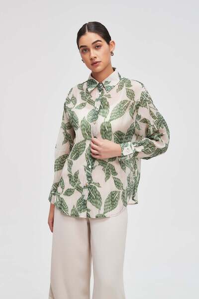 Livia Floral Long-Sleeve Top