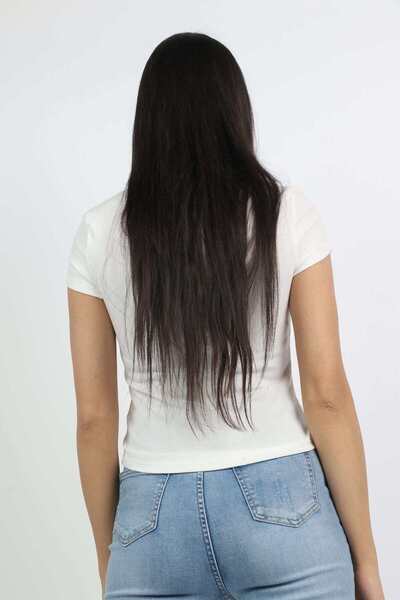 mica Cotton Chest-Stripe Top