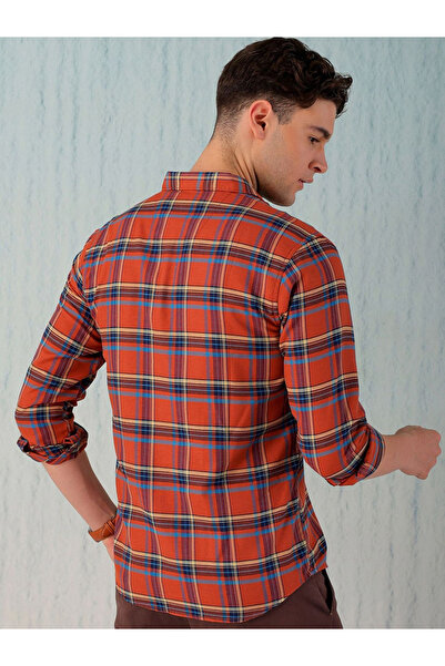 HardSoda By Styli Men Red Plaid Flannel Casual Shirt