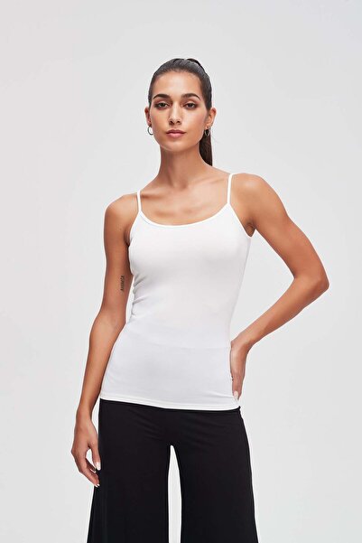 Livia Solid Spaghetti Strap Top