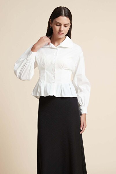 Yola قميص بتصميم قميص بأكمام طويلة