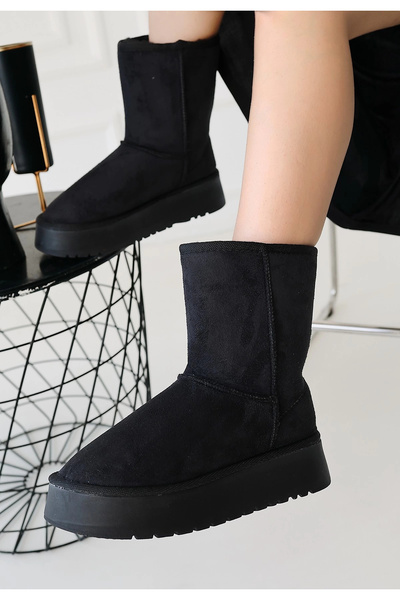 doremodam Μπότες Sophia Black Suede