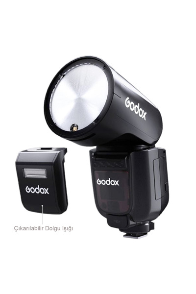 Godox V1 Pro Canon Flaş Full Set (Flaş, X2 Tetikleyici, 15x20 Softbox, Tripod)