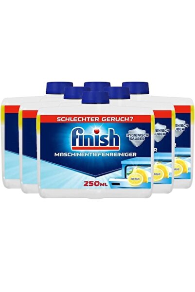 Finish Soluție de curățare pentru mașina de spălat vase cu lămâie, 6 x 250 ml...