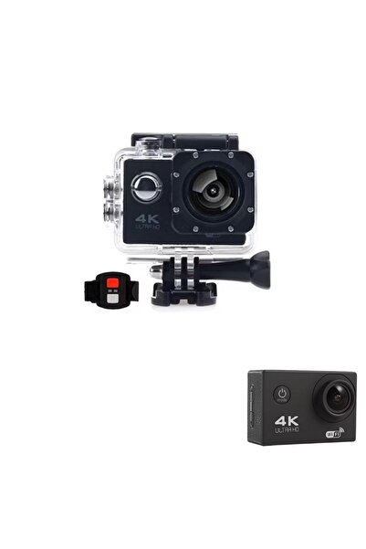 Impact Vision WiFi 4K Ultra HD sports video camera, 16MP, 170°, Waterproof, 2" screen, Black, Impact Vision®