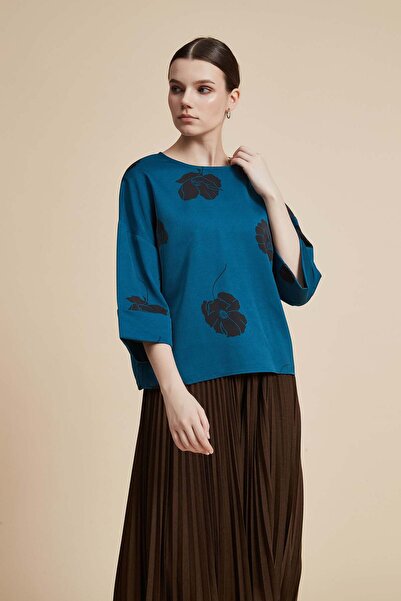 Yola Floral 3/4 Sleeve Top