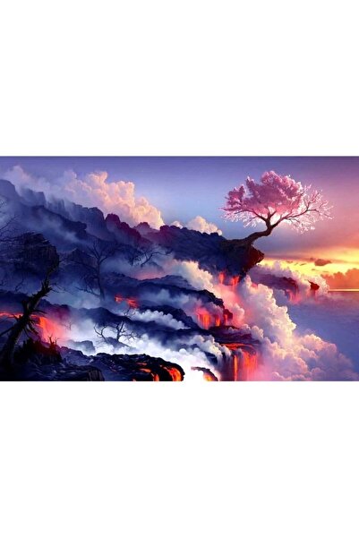 Dialands Mozaik لوحة فسيفساء ماسية من دايلاندز مقاس 50×35 سم لشجرة الكرز