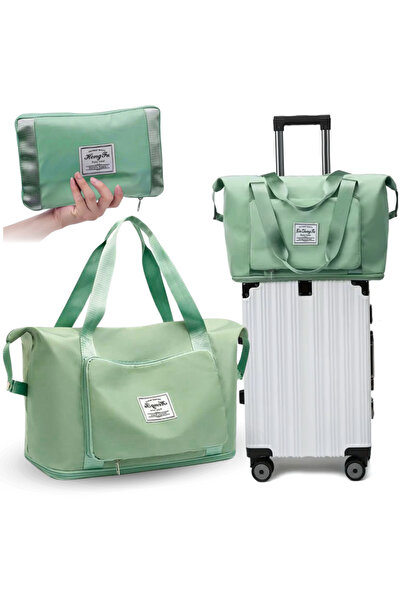 2H 20x40x40 Foldable Carry-On Travel Bag for Airplanes, Sports, Green