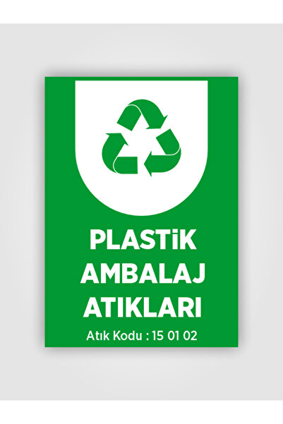 Plastik Ambalaj Atıkları Levhası 25x35