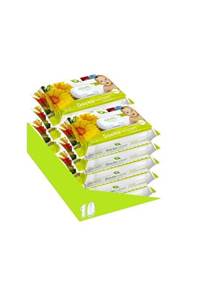 DOCTOR WIPES Șervețele umede Doctor Wipe cu extract de gălbenele, capac din p...