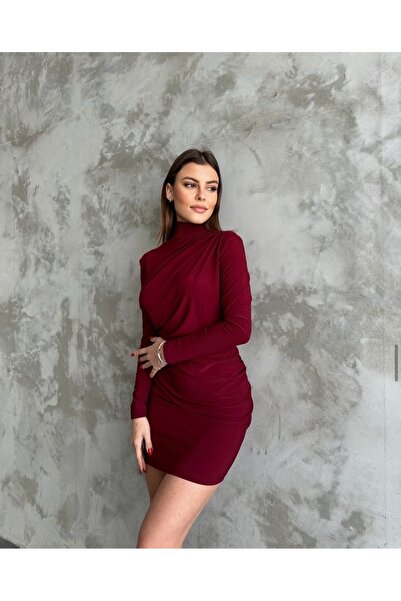 OKSHEN فستان ساندي نسائي برباط