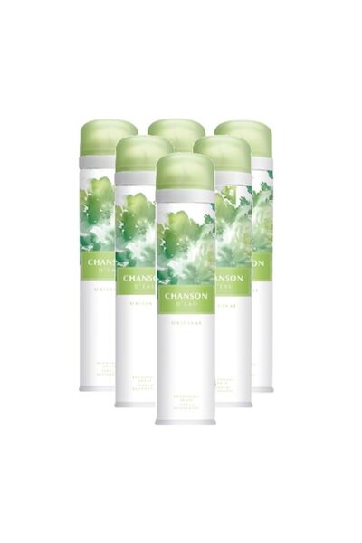 Chanson D'Eau Deodorant spray pentru femei, 6 x 200 ml