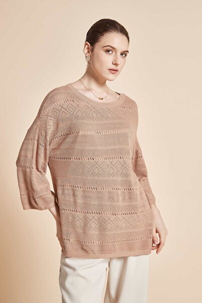 Yola Striped Ribbed Long-Sleeve Top