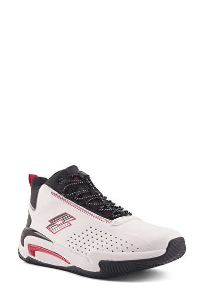 Lotto Comfortable Lace-Up Basketball Shoes Sneakers White