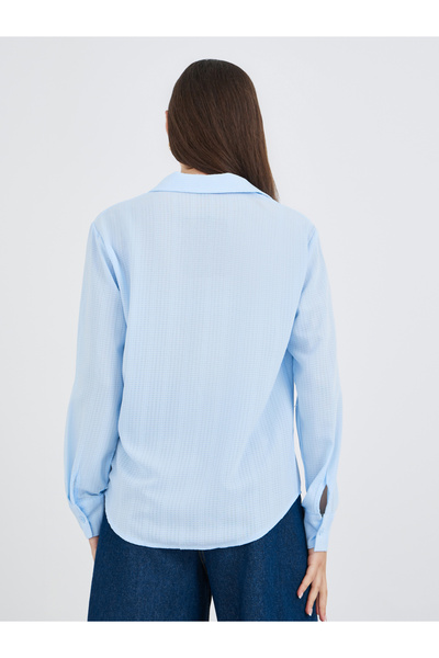Take Two By Styli Texture Long Sleeve Regular Fit Shirt