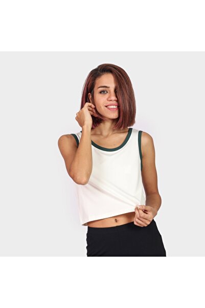 Kitschen Cropped Round-Neck Top
