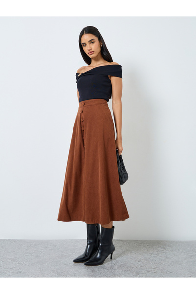 Styli Black Off-Shoulder Knit Top