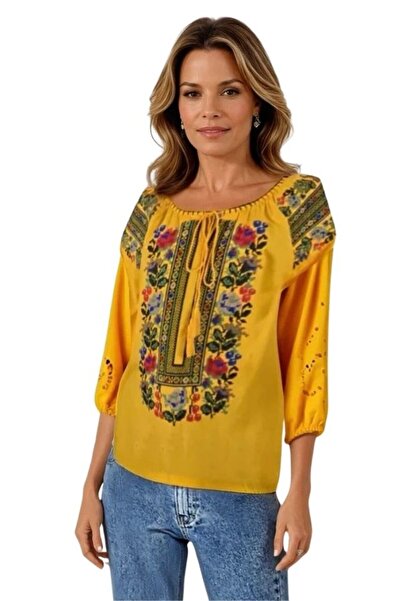 rody's forever Bluza dama tip ie R25, galben , marimea XL