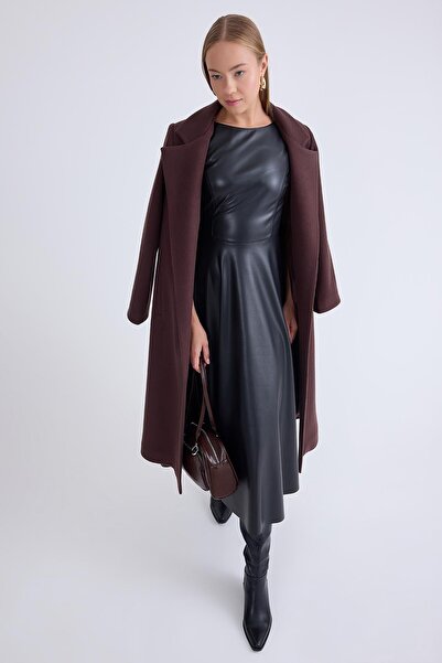 Vitrin Μπουφάν με γιακά και κασετίνα με ζώνη