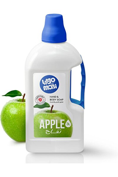 MOBI صابون سائل لليدين من موبي، برائحة التفاح، 3 لتر
