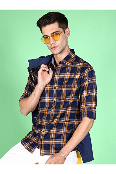 HardSoda By Styli Men Regular Fit Checkered Casual Shirt