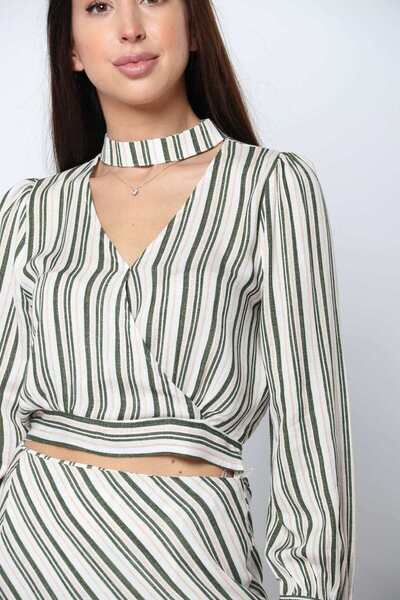 Kitschen Striped Long-Sleeve Top