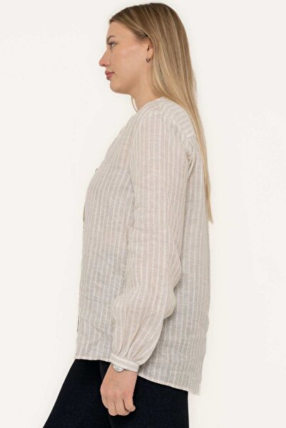 Yola Striped Long-Sleeve Top