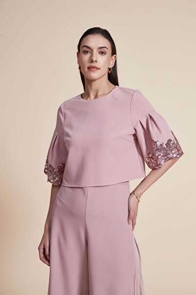 Yola Printed Puff Sleeve Top