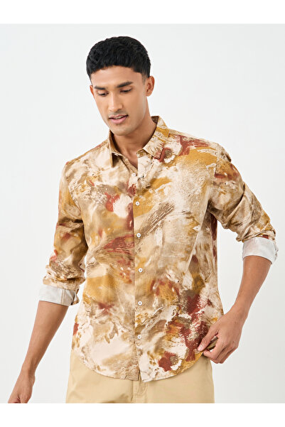 Styli All-Over Print Long Sleeve Regular Fit Shirt