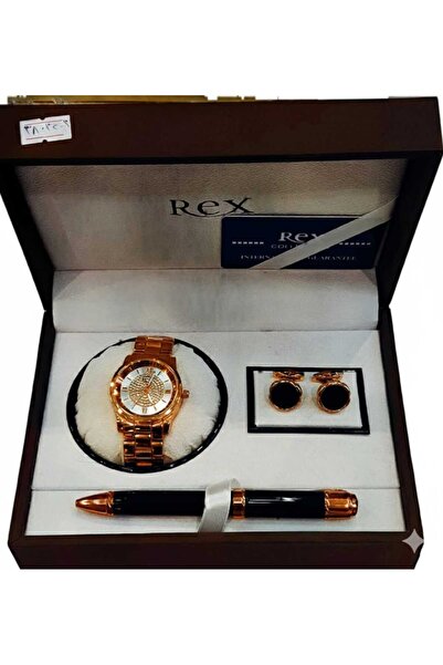 REX طقم ريكس ساعه +قلم +كبك [الا صلي ]