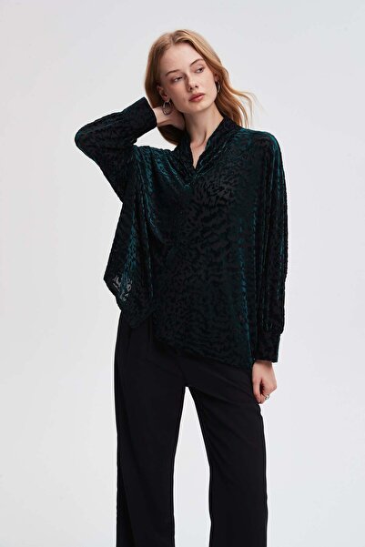 mica Printed Long-Sleeve Top
