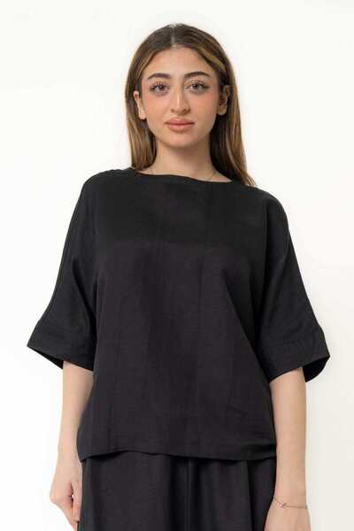 Yola Solid Loose Fit Top