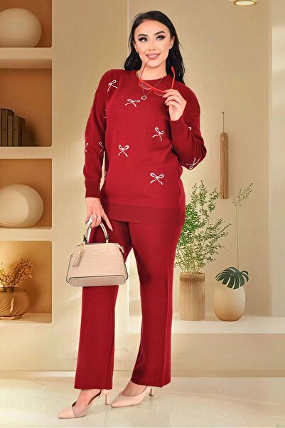 Icon Kadın İkili Triko Siyah ALT-ÜST Takım